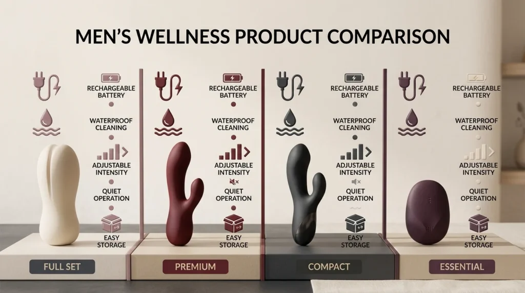 Features to compare in sex toys for men